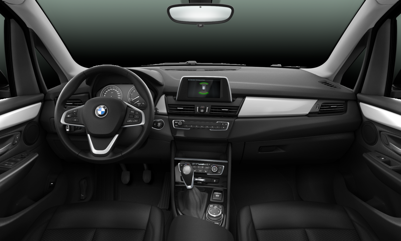 Interior of BMW 216i (F46 (MUE)), VIN WBA6V110405T95638