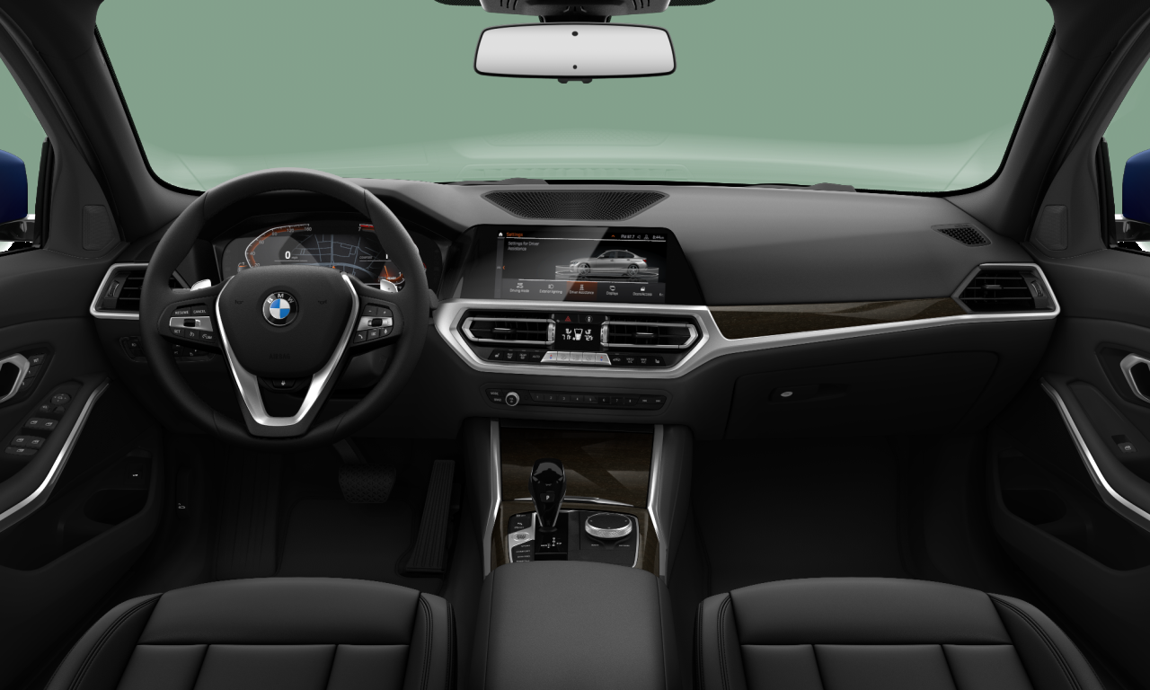 Interior of BMW 330i xDrive (G20), VIN WBA5R7C04LFH50292