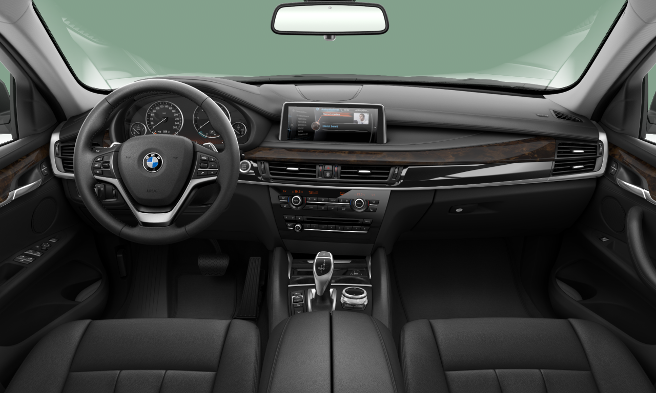 Interior of BMW X6 xDrive30d (F16), VIN WBAKV220900R01948