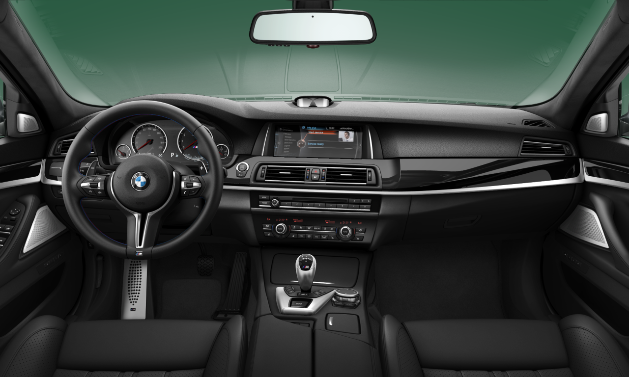 Interior of 2015 BMW M5 (F10 (M5)), VIN WBSFV9C57GD595447