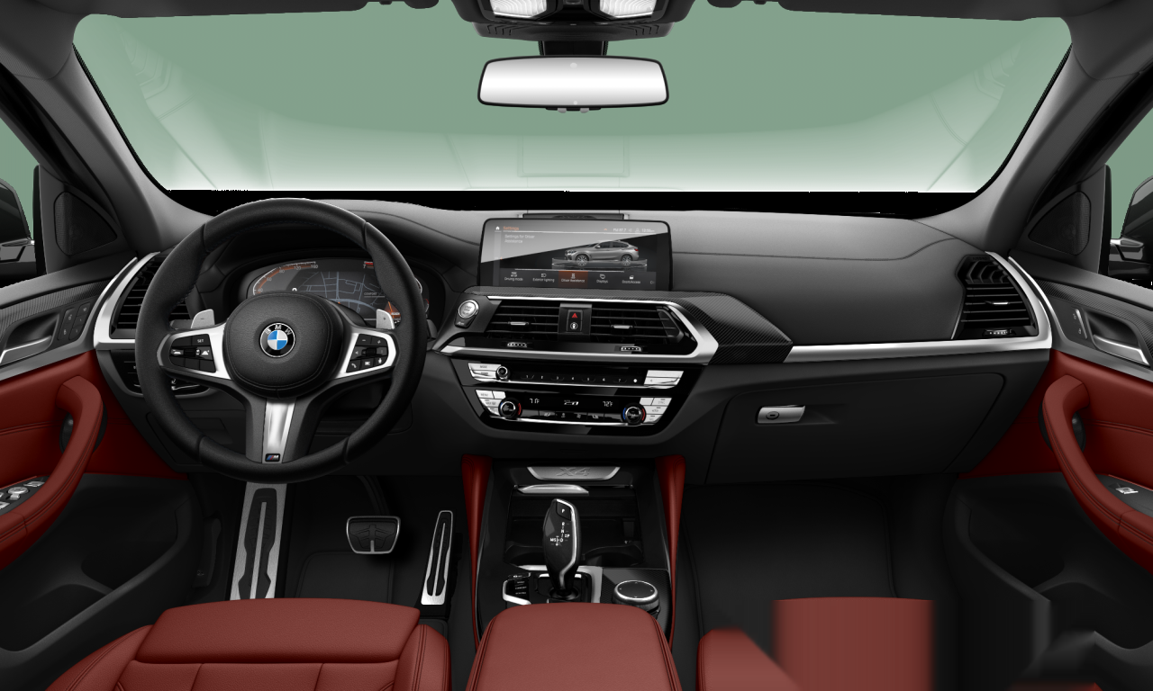 Interior of BMW X4 xDrive30i (G02), VIN 5UX2V1C05M9D92391