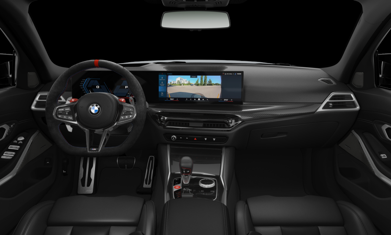 Interior of BMW M3 Competition (G80 (MUE)), VIN WBS21HJ050FW40973