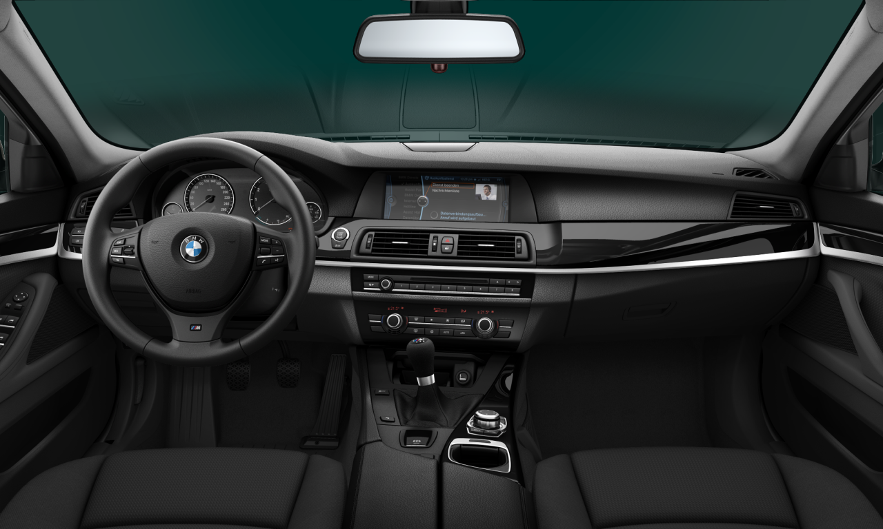 Interior of BMW 523i (F10), VIN WBAFS11070C610532