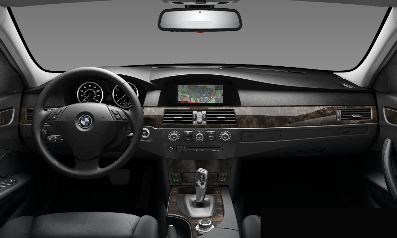 Interior of BMW 535ix (E60 (MUE)), VIN WBANV9C54AC139970