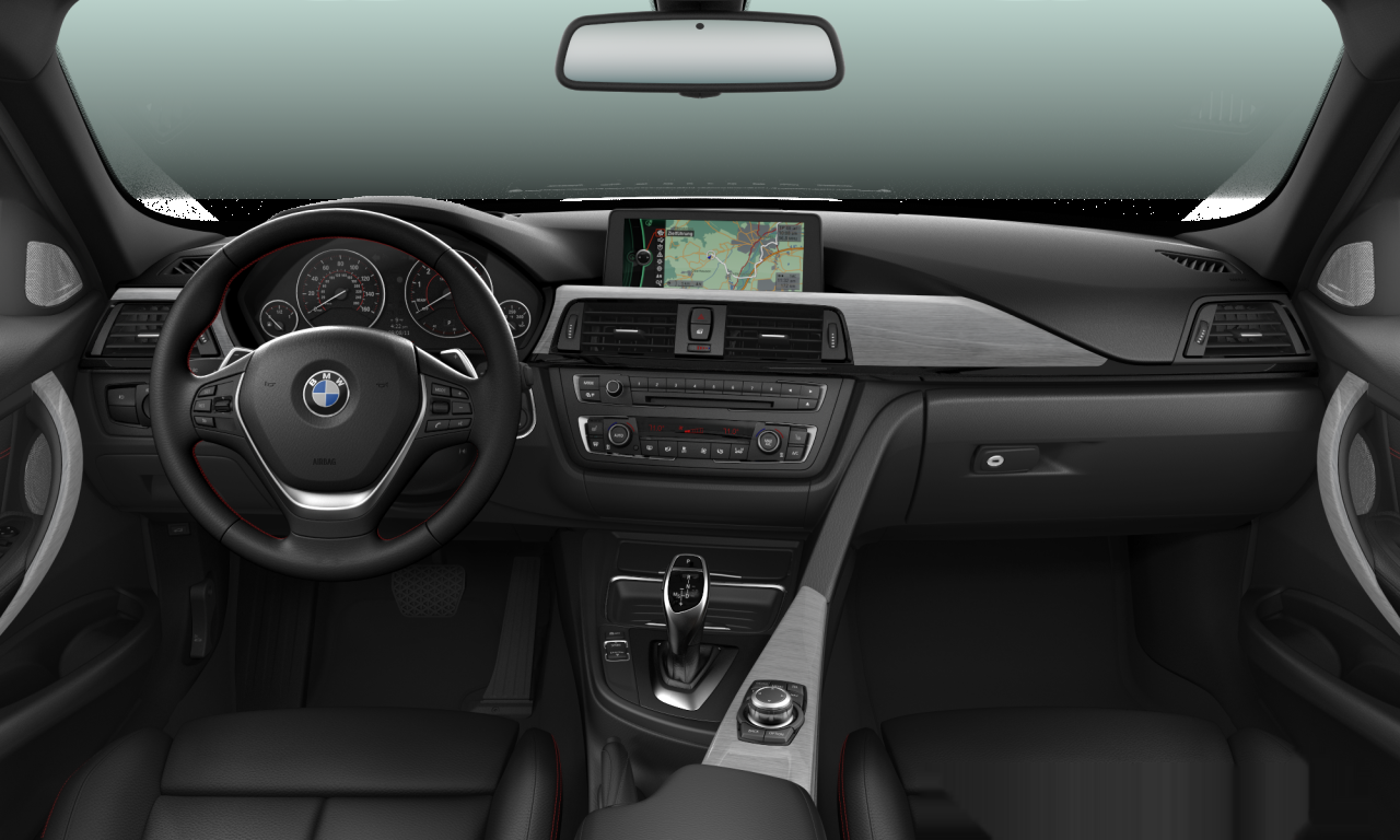 Interior of BMW 328i (F30), VIN WBA3C1C53CF432274