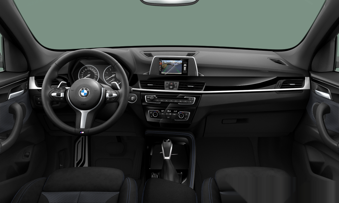 Interior of 2017 BMW X1 xDrive20d (F48), VIN WBAHU310705H51350