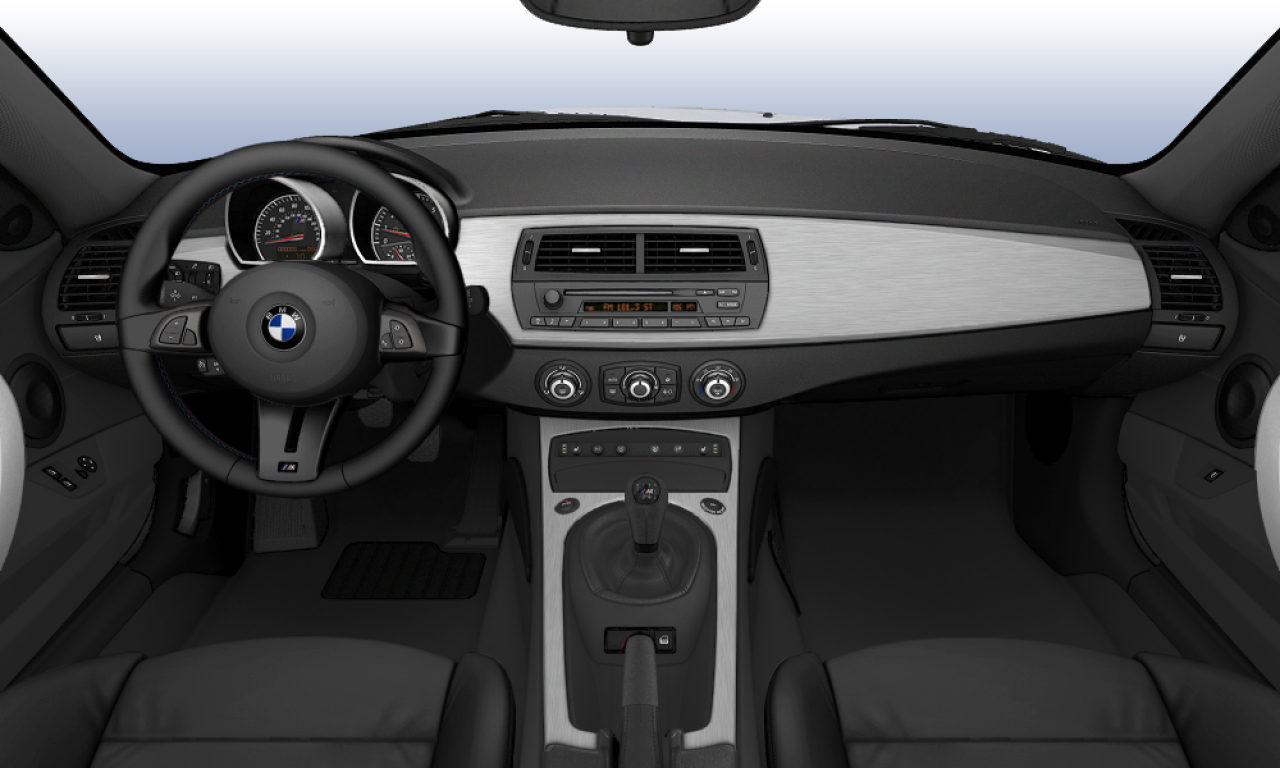 Interior of 2006 BMW Z4 M Coupé (E86 (M)), VIN 5UMDU93496LL93122
