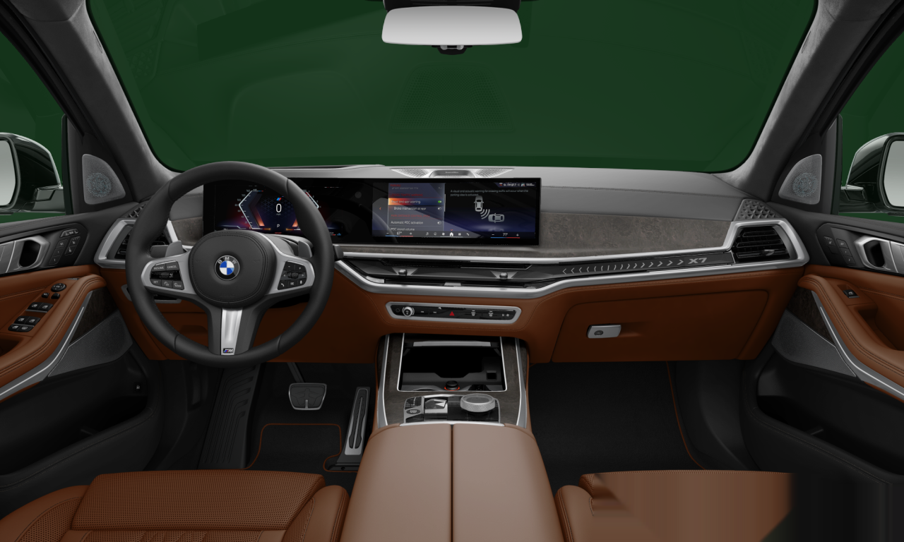 Interior of 2025 BMW X7 xDrive40i (G07 (MUE)), VIN 5UX23EM00T9130964