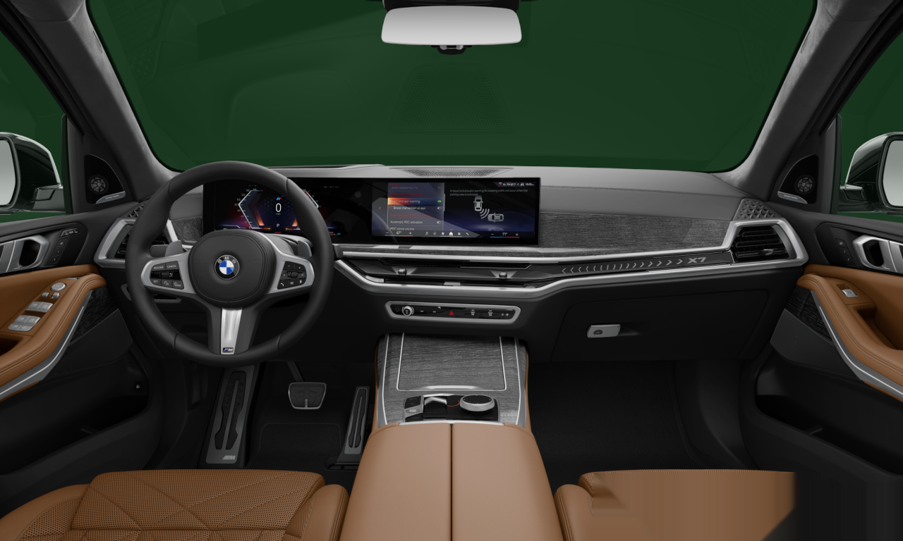 Interior of 2024 BMW X7 xDrive40i (G07 (MUE)), VIN 5UX23EM03R9V95389