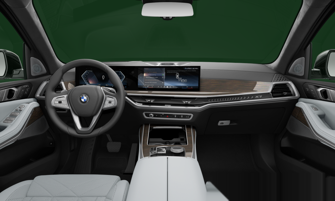 Interior of 2026 BMW X7 xDrive40i (G07 (MUE)), VIN 5UX23EM09V9476790