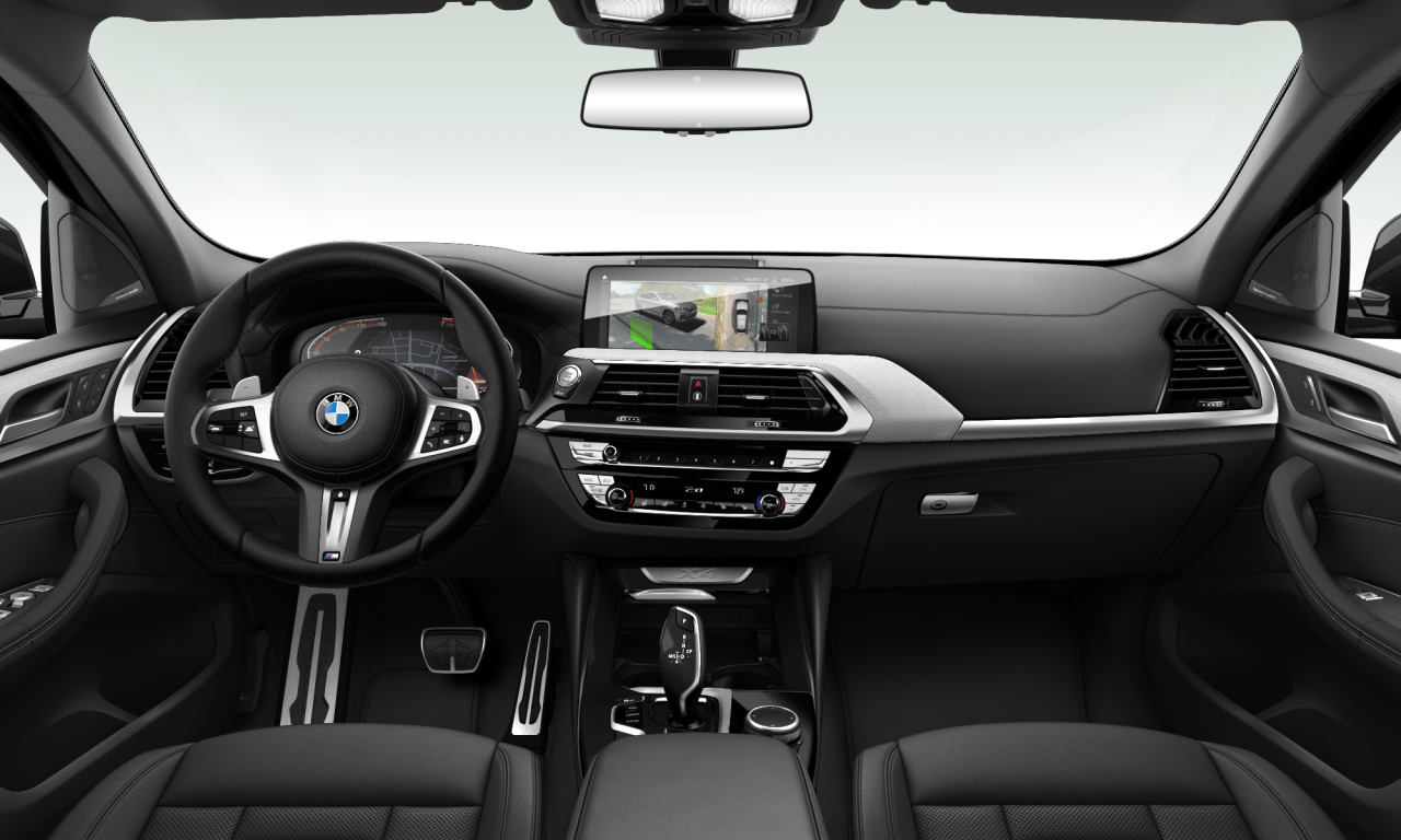 Interior of 2020 BMW X4 xDrive30i (G02), VIN 5UX2V1C04M9F33712