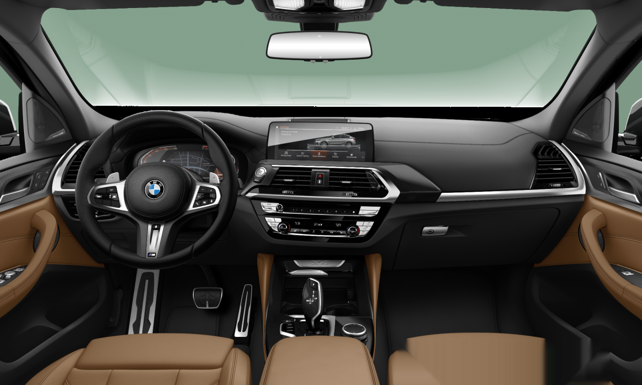 Interior of 2020 BMW X4 xDrive30i (G02), VIN 5UX2V1C05M9D90480