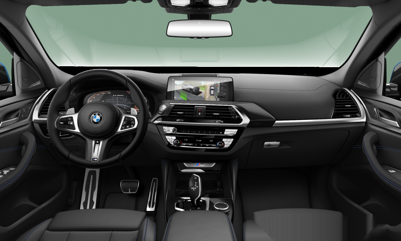 Interior of BMW X4 M40i (G02), VIN 5UX2V5C04M9F79774
