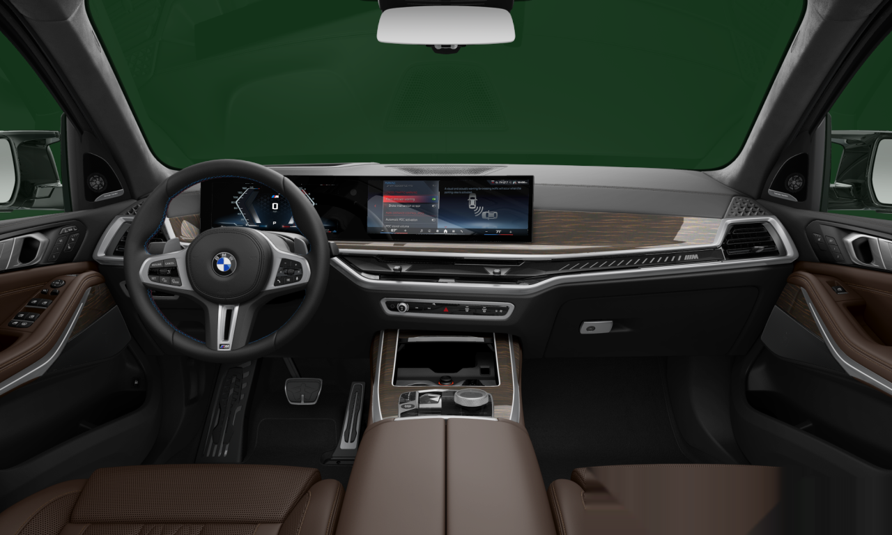 Interior of BMW X7 M60i xDrive (G07 (MUE)), VIN 5UX33EM02T9382753