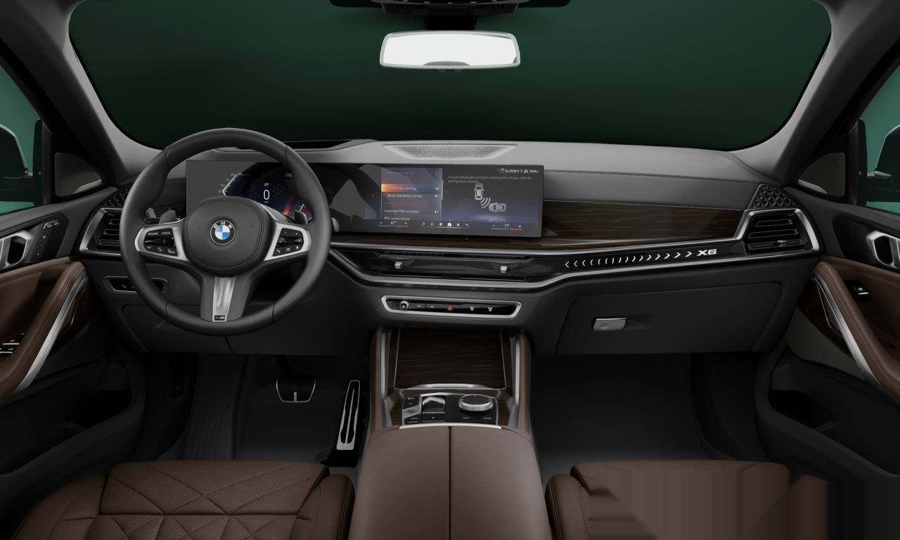 Interior of BMW X6 xDrive40i M Sport (G06 (MUE)), VIN 5UX33EX00T9135906