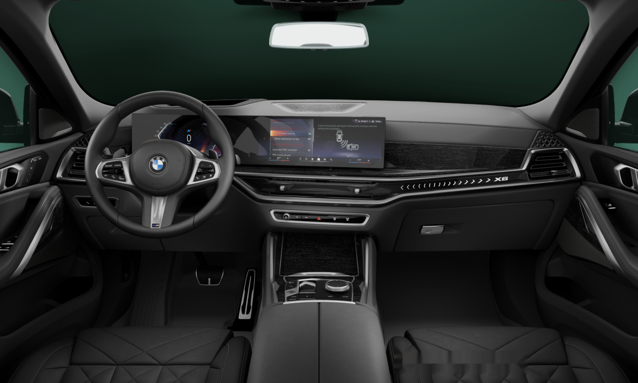 Interior of BMW X6 xDrive40i M Sport (G06 (MUE)), VIN 5UX33EX02T9368427