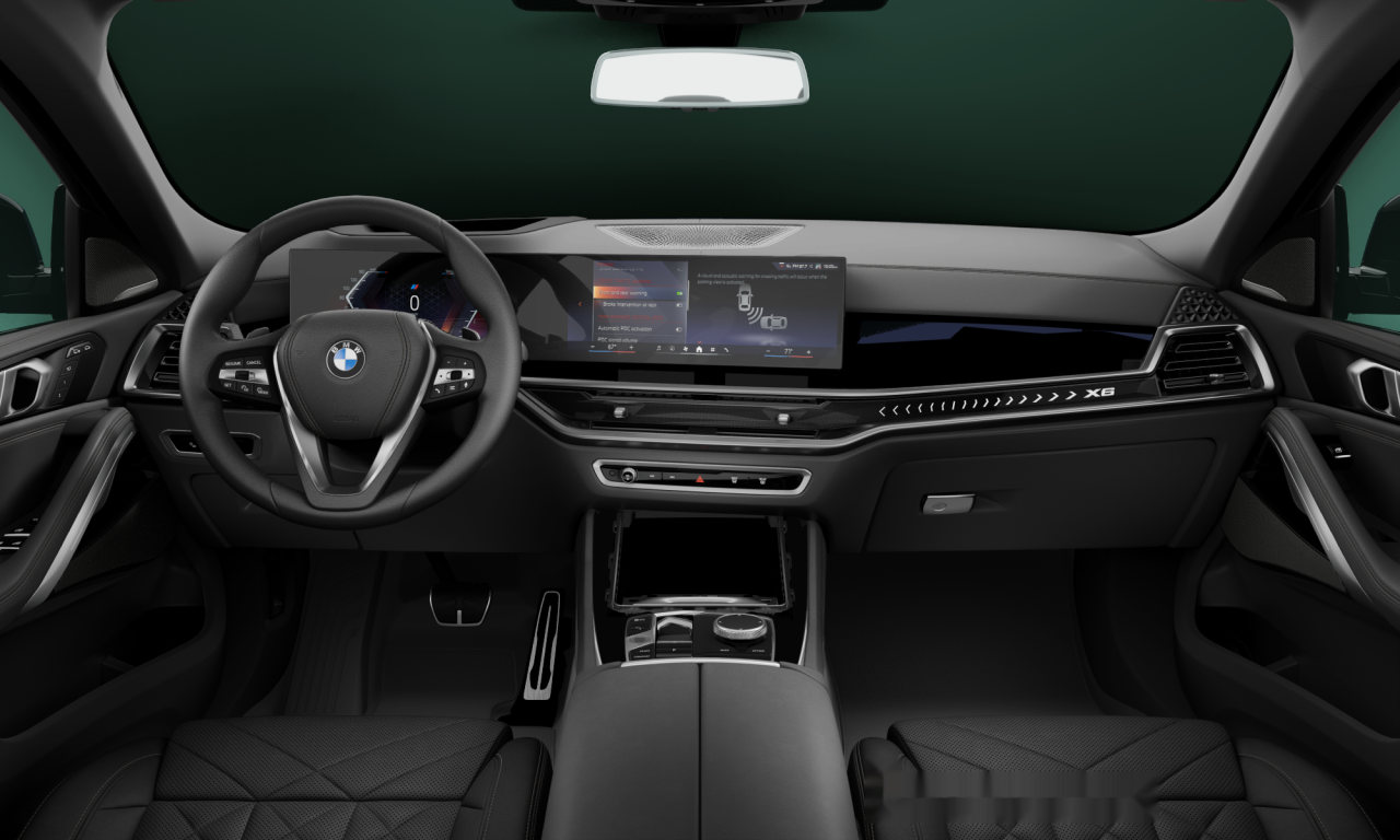 Interior of 2023 BMW X6 xDrive40i M Sport (G06 (MUE)), VIN 5UX33EX07R9T66908