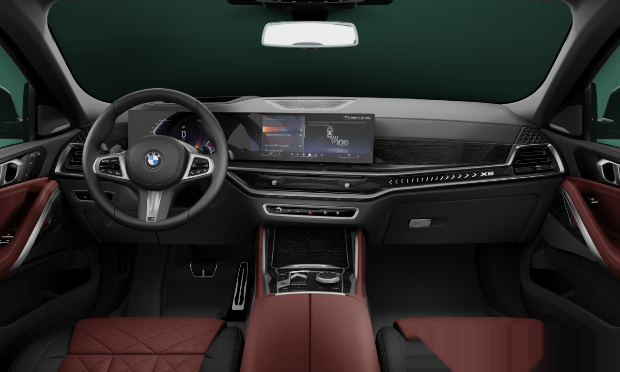 Interior of BMW X6 xDrive40i M Sport (G06 (MUE)), VIN 5UX33EX09S9Z29947