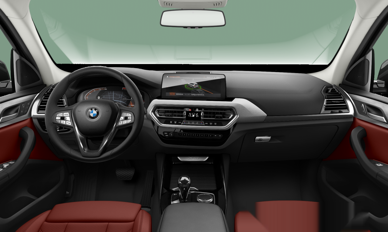 Interior of BMW X3 sDrive30i (G01 (MUE)), VIN 5UX43DP04P9R59718