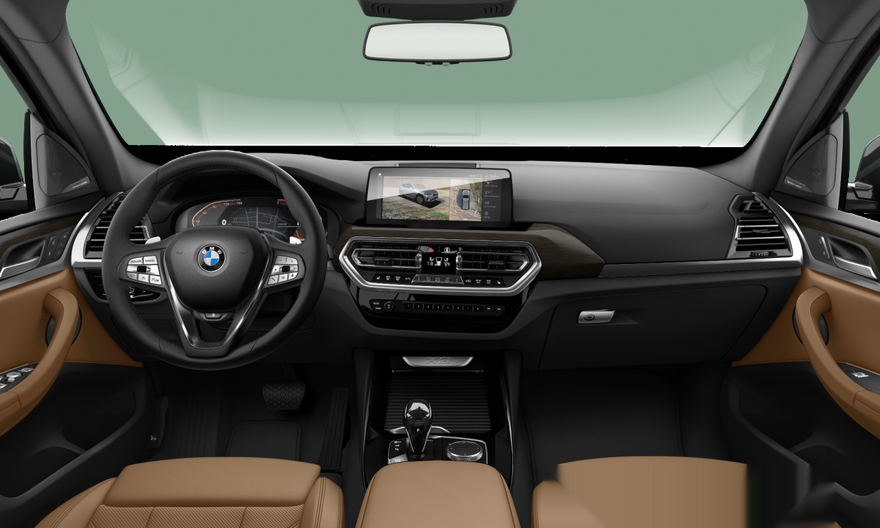 Interior of 2024 BMW X3 sDrive30i (G01 (MUE)), VIN 5UX43DP07R9X38973
