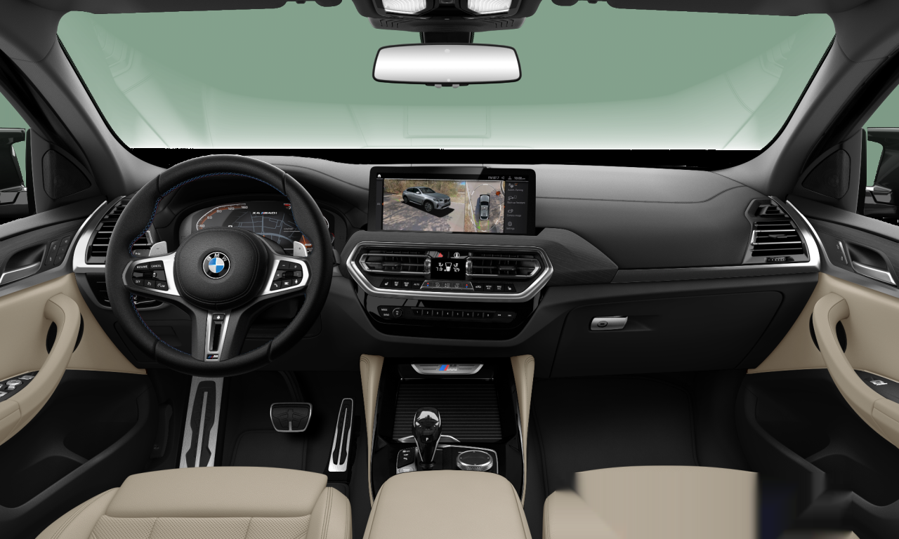 Interior of 2023 BMW X4 M40i (G02 (MUE)), VIN 5UX43DT02R9U60585