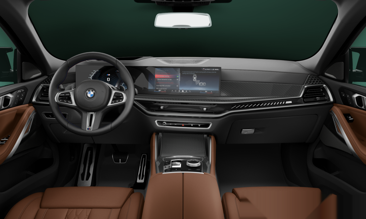 Interior of BMW X6 M60i xDrive (G06 (MUE)), VIN 5UX43EX05V9491369
