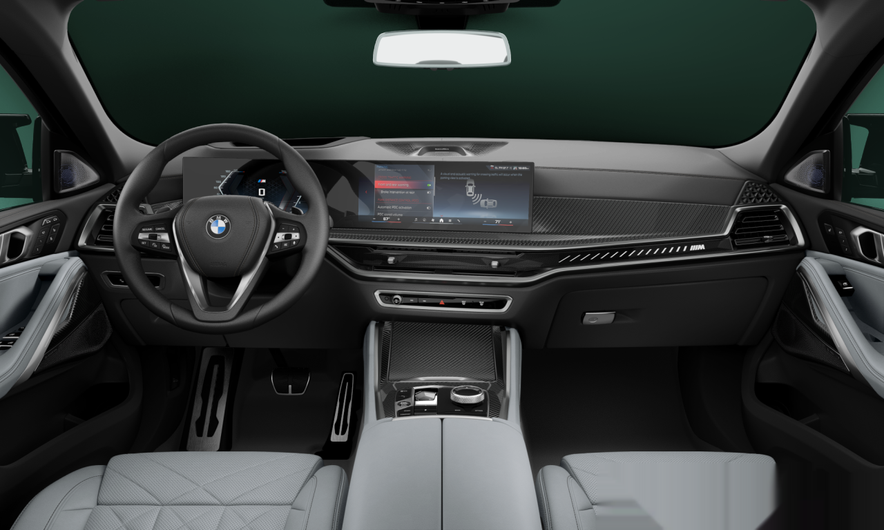 Interior of BMW X6 M60i xDrive (G06 (MUE)), VIN 5UX43EX06R9S42763