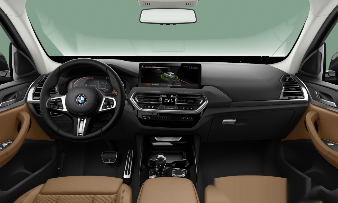 Interior of BMW X3 xDrive30i (G01 (MUE)), VIN 5UX53DP04P9P80714