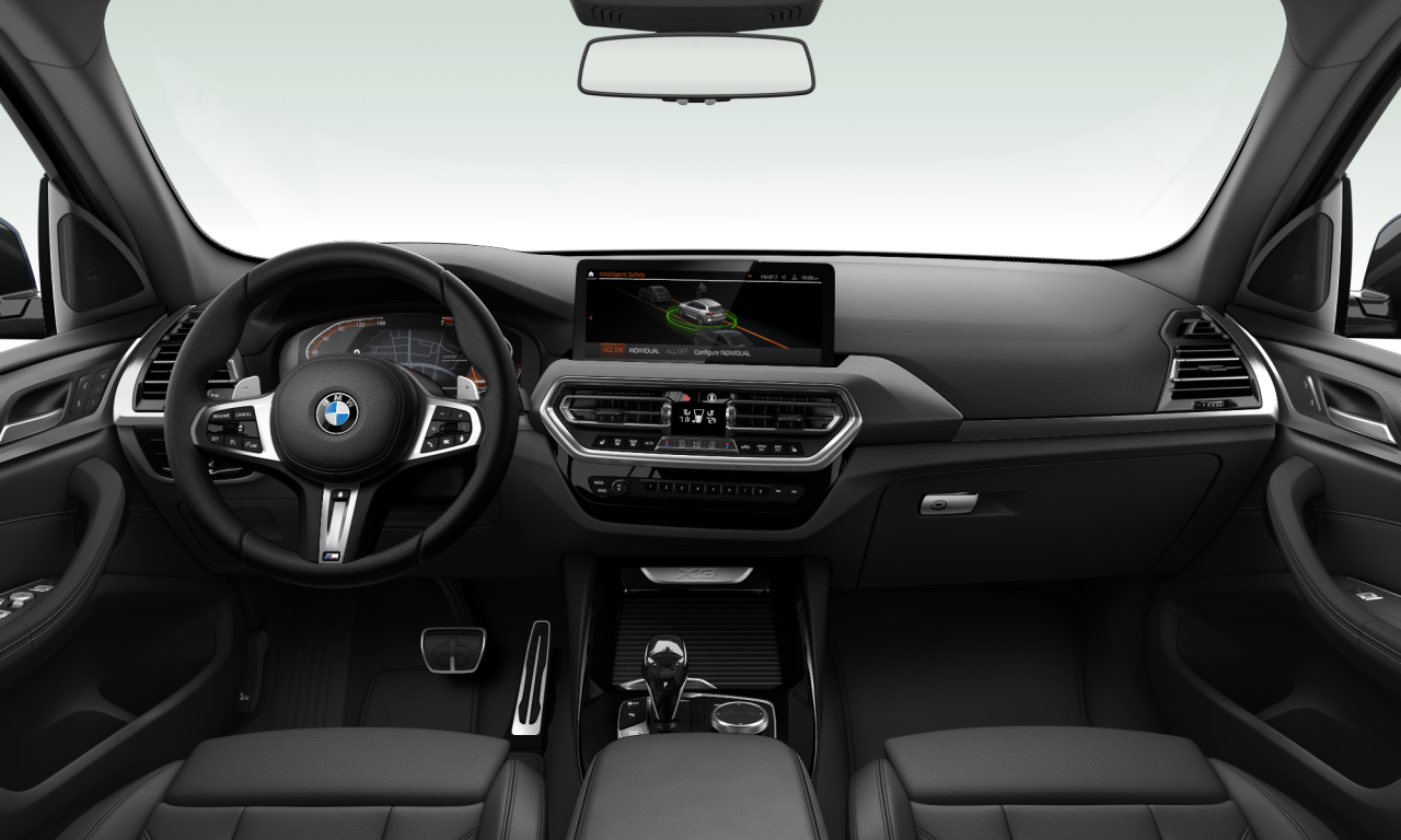 Interior of BMW X3 xDrive30i (G01 (MUE)), VIN 5UX53DP04R9T55352