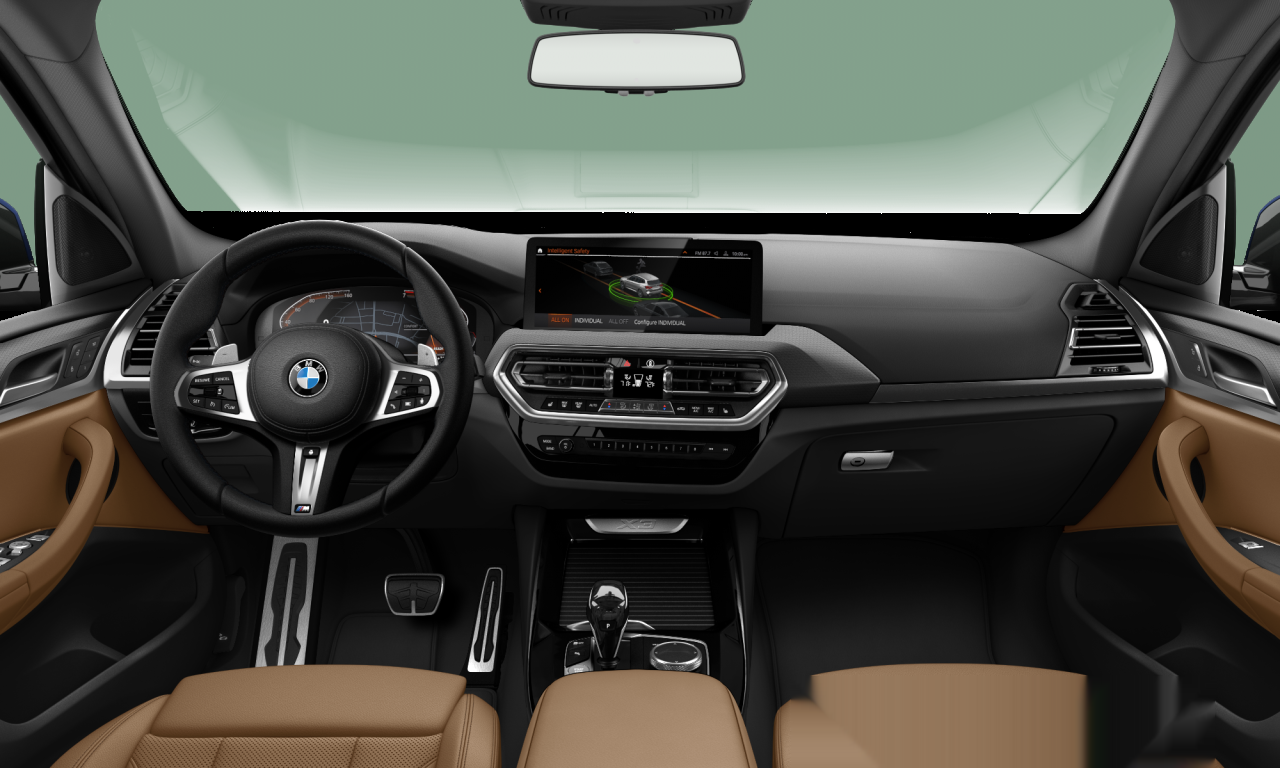 Interior of BMW X3 xDrive30i (G01 (MUE)), VIN 5UX53DP08N9N39431