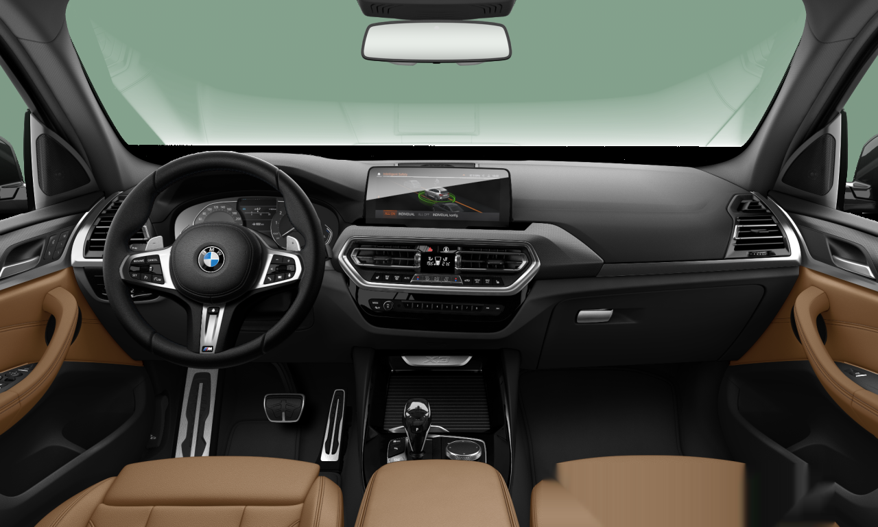 Interior of BMW X3 xDrive30i (G01 (MUE)), VIN 5UX53DP09N9M30170