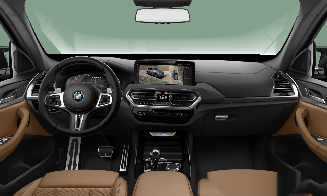 Interior of 2023 BMW X3 M40i (G01 (MUE)), VIN 5UX83DP07R9T79688