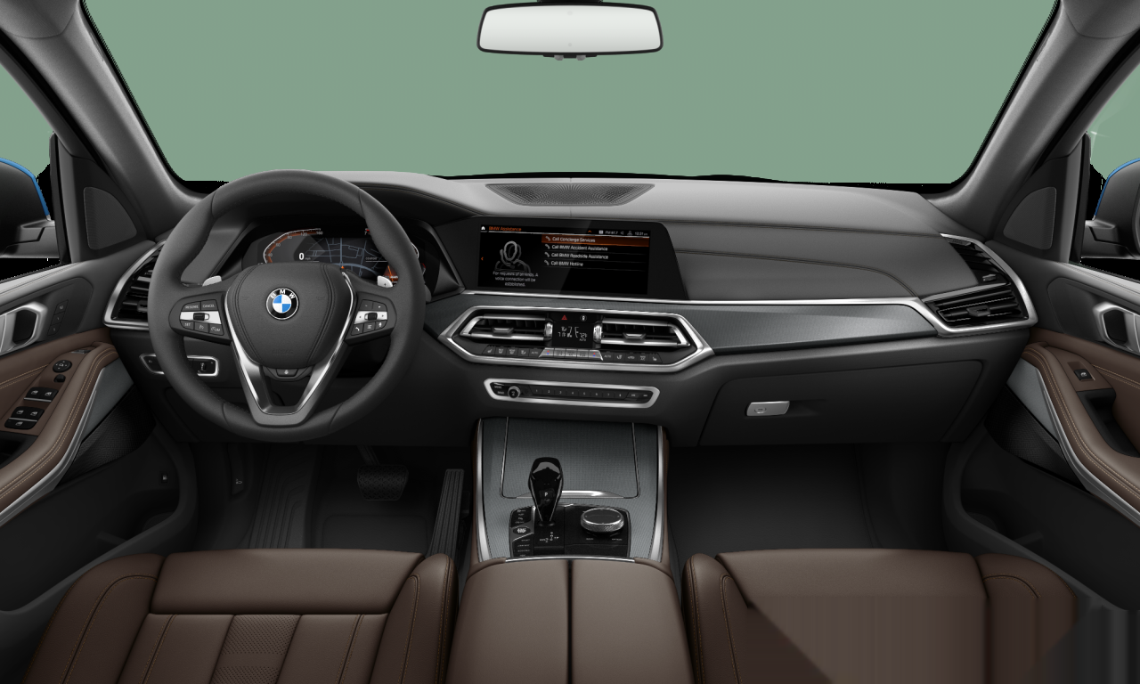 Interior of BMW X5 xDrive40i (G05), VIN 5UXCR6C01L9B98736