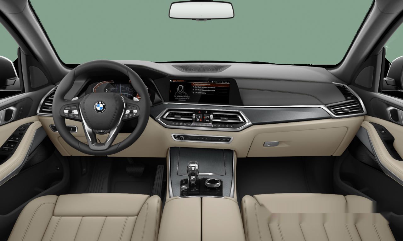 Interior of BMW X5 xDrive40i (G05), VIN 5UXCR6C02N9L92529