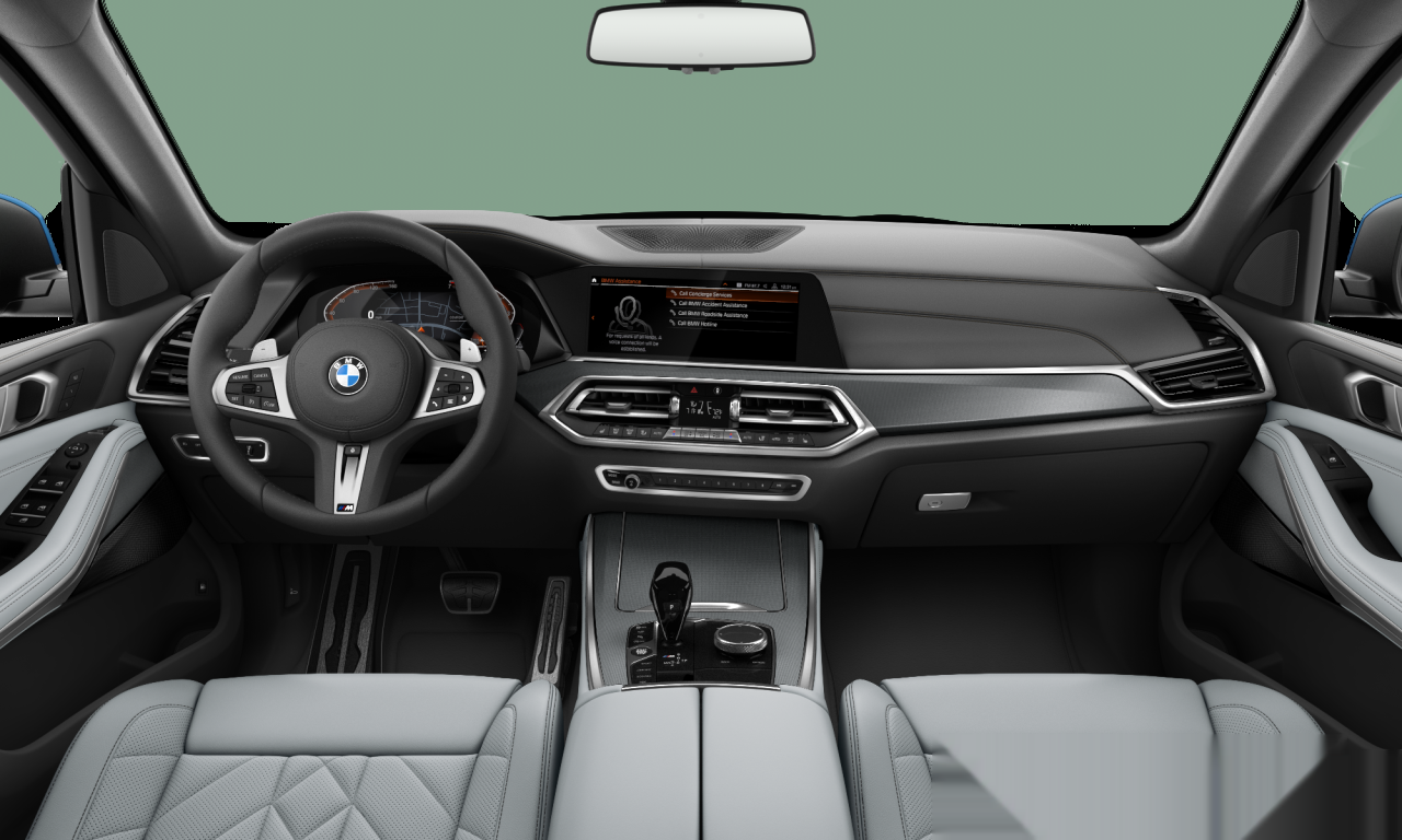 Interior of BMW X5 xDrive40i (G05), VIN 5UXCR6C02P9R50222