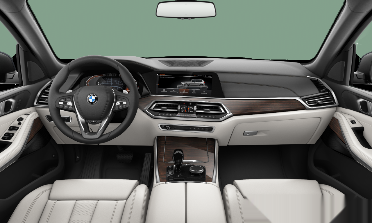 Interior of BMW X5 xDrive40i (G05), VIN 5UXCR6C03LLL82107