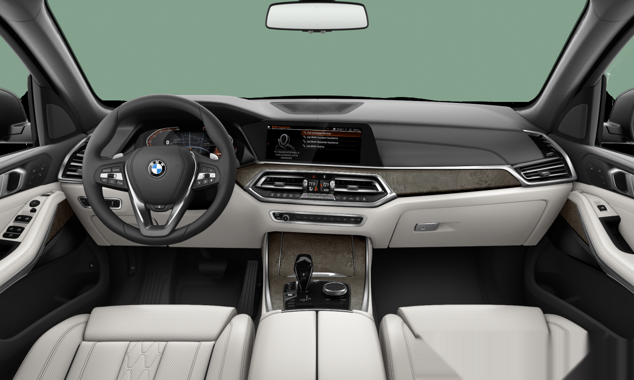 Interior of BMW X5 xDrive40i (G05), VIN 5UXCR6C05L9B79803
