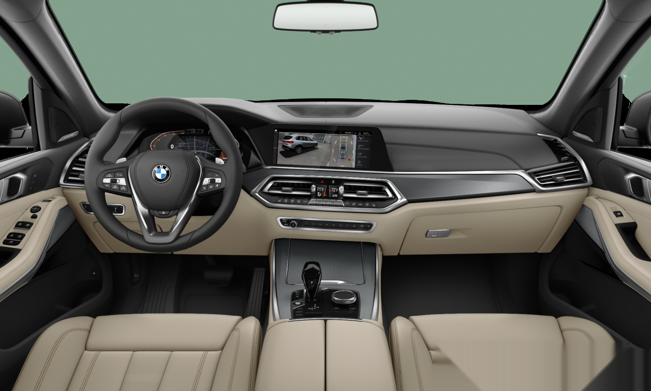 Interior of BMW X5 xDrive40i (G05), VIN 5UXCR6C05M9F15578