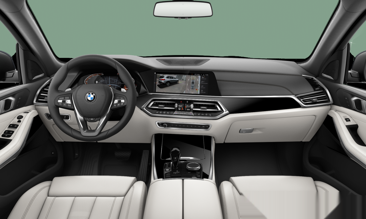 Interior of BMW X5 xDrive40i (G05), VIN 5UXCR6C08LLL65884