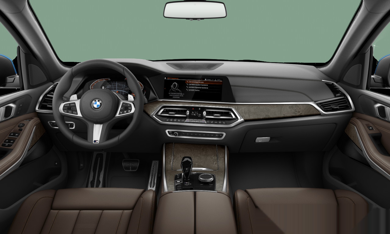 Interior of BMW X5 xDrive40i (G05), VIN 5UXCR6C08N9L15678