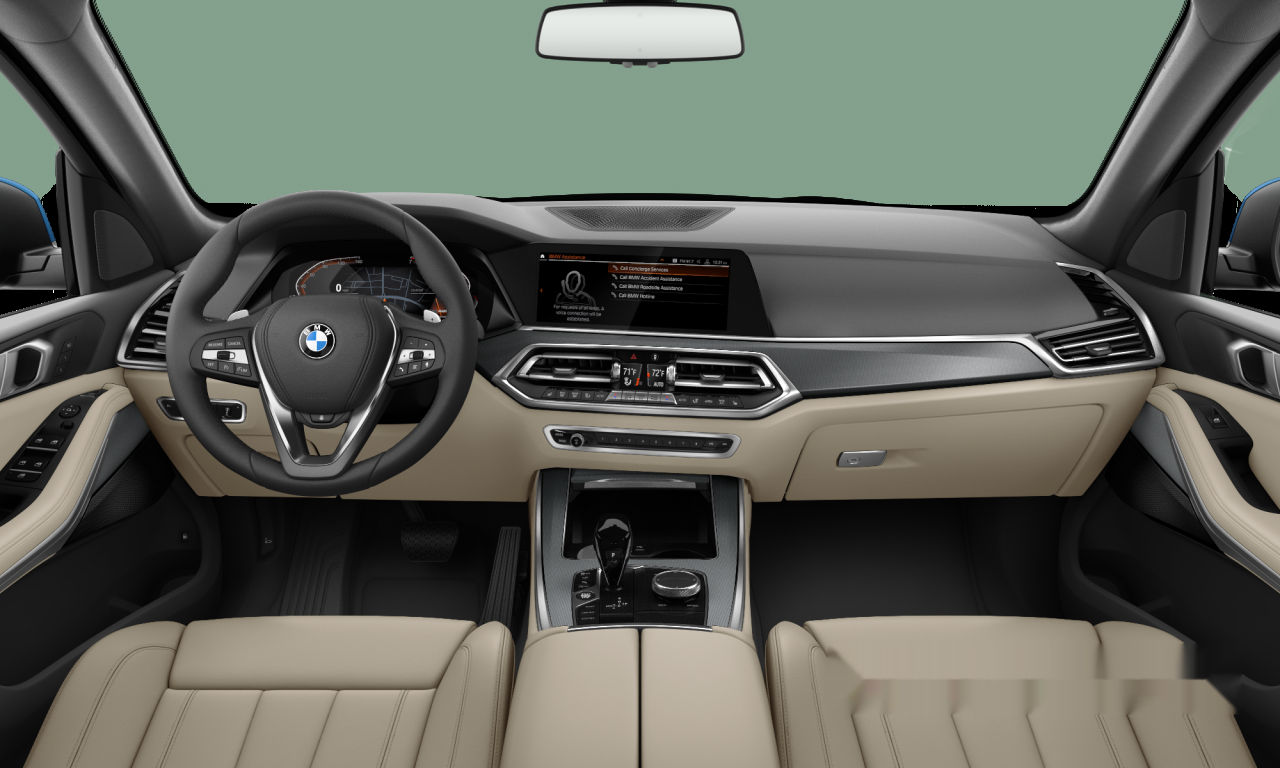 Interior of BMW X5 xDrive40i (G05), VIN 5UXCR6C50KLL07780
