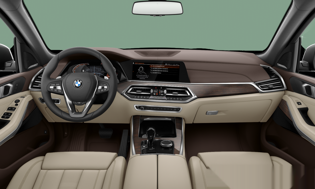Interior of BMW X5 xDrive40i (G05), VIN 5UXCR6C51KLL01258