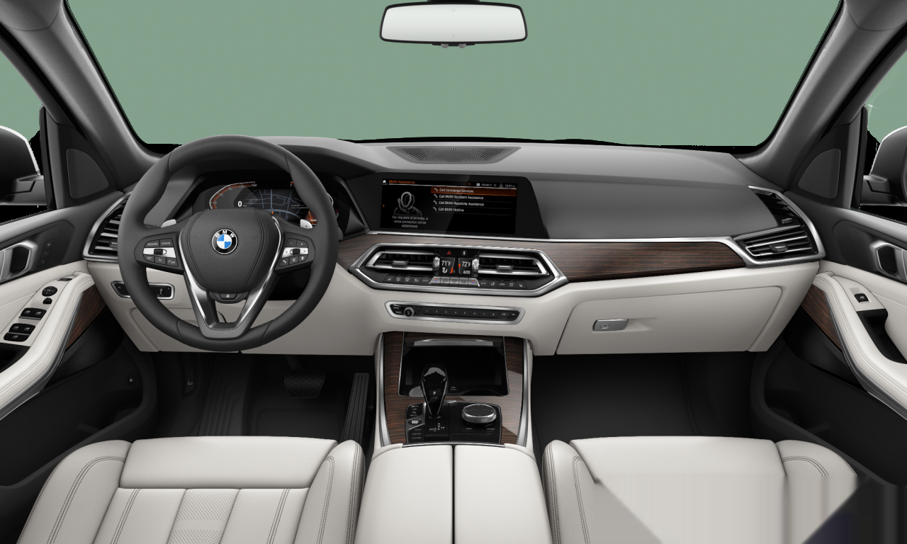 Interior of BMW X5 xDrive40i (G05), VIN 5UXCR6C52KLL63333