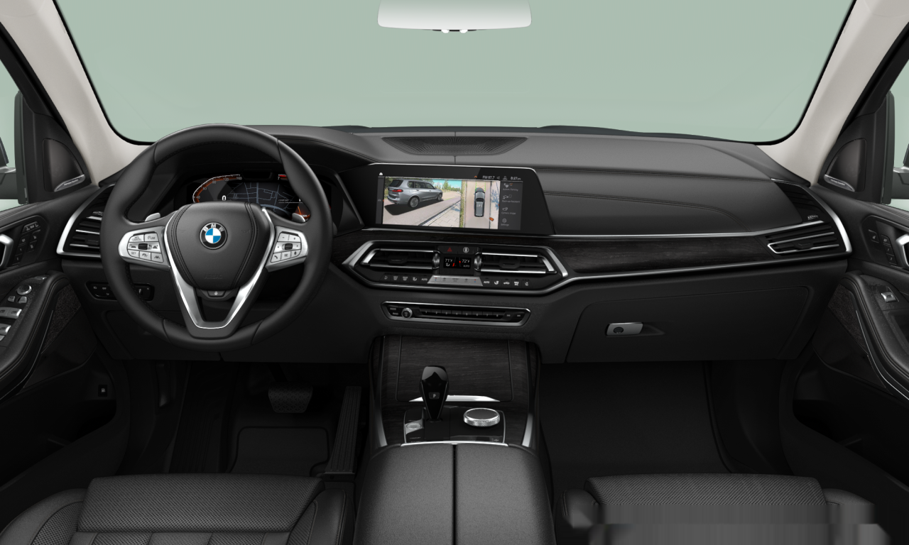 Interior of BMW X7 xDrive40i (G07), VIN 5UXCW2C01M9E31937