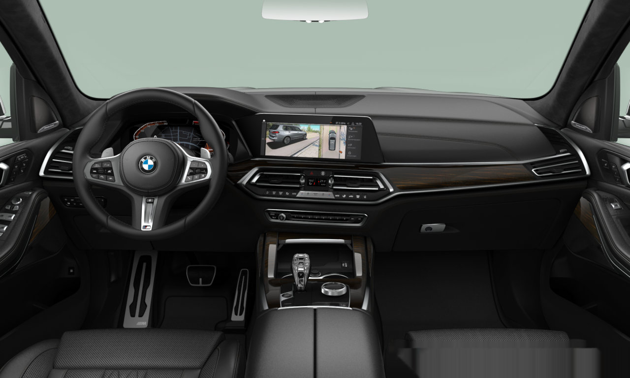 Interior of 2020 BMW X7 xDrive40i (G07), VIN 5UXCW2C04M9F51862