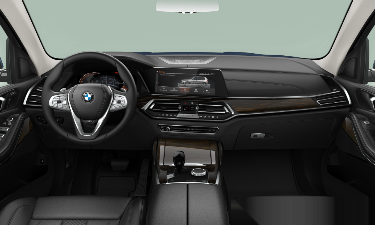Interior of BMW X7 xDrive40i (G07), VIN 5UXCW2C07L9B89041