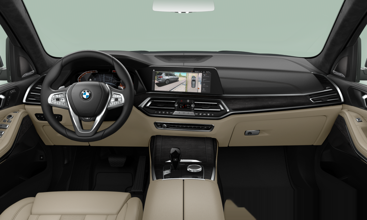 Interior of BMW X7 xDrive40i (G07), VIN 5UXCW2C08M9F02826