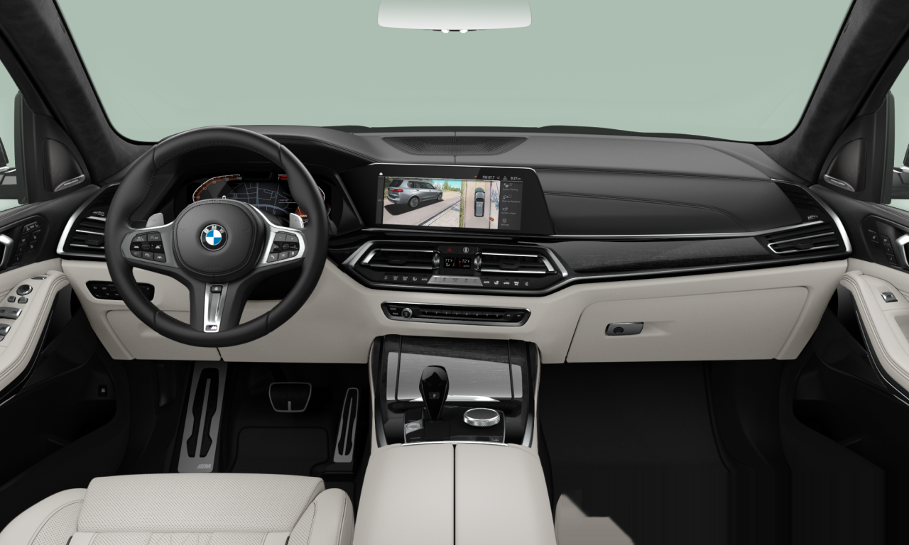 Interior of BMW X7 xDrive40i (G07), VIN 5UXCW2C09L9A01443