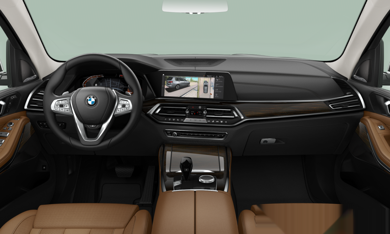 Interior of BMW X7 xDrive40i (G07), VIN 5UXCW2C09L9C49482