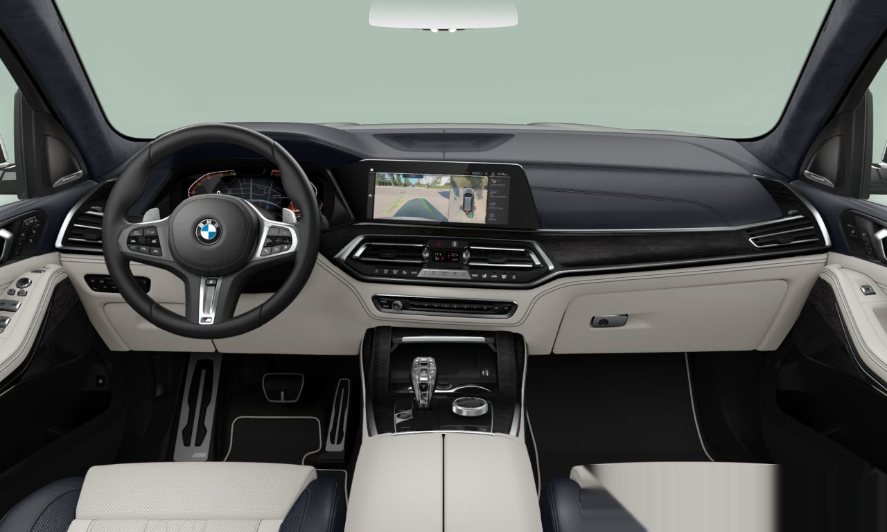 Interior of 2019 BMW X7 xDrive40i (G07), VIN 5UXCW2C54KL084984